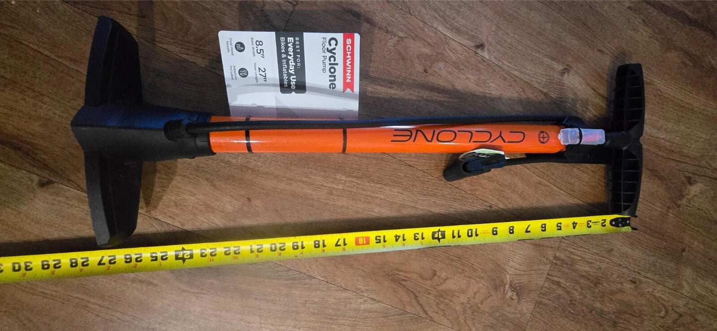 Schwinn! Best Pro High Pressure Cyclone Floor Pump