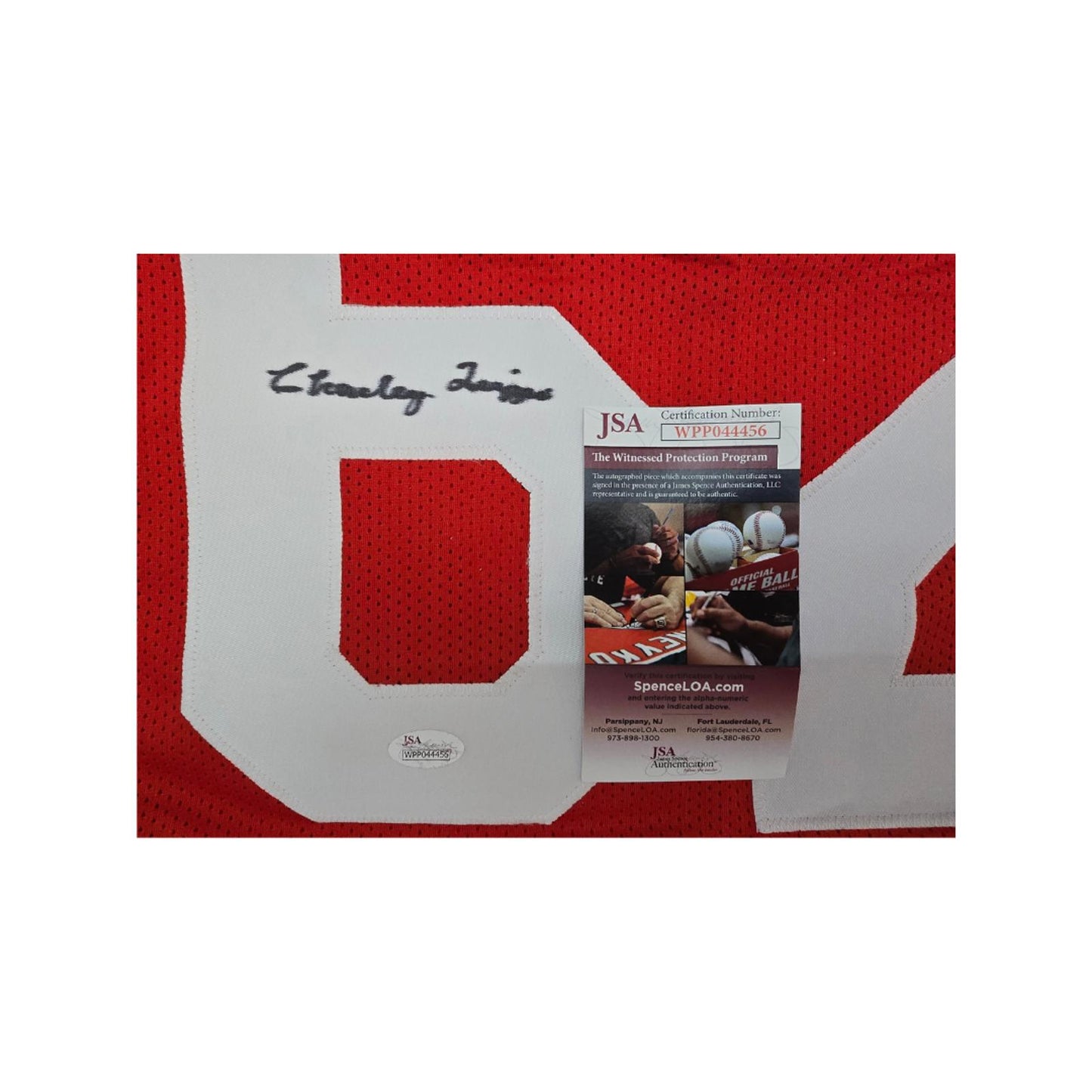 Charley Trippi Chicago Cardinals Autographed & Inscribed Custom Football Jersey