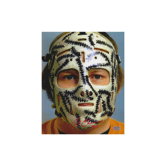 Autographed Gerry Cheevers Boston Bruins Autographed 8x10 Photo With COA