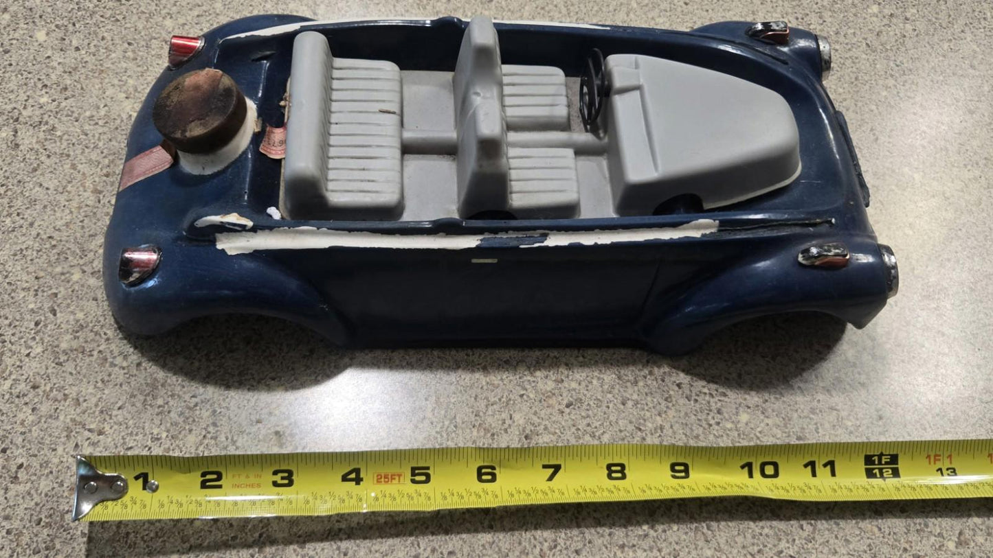 Volkswagen Beetle Car Liquor Jim Beam Decanter Ceramic Anniversary