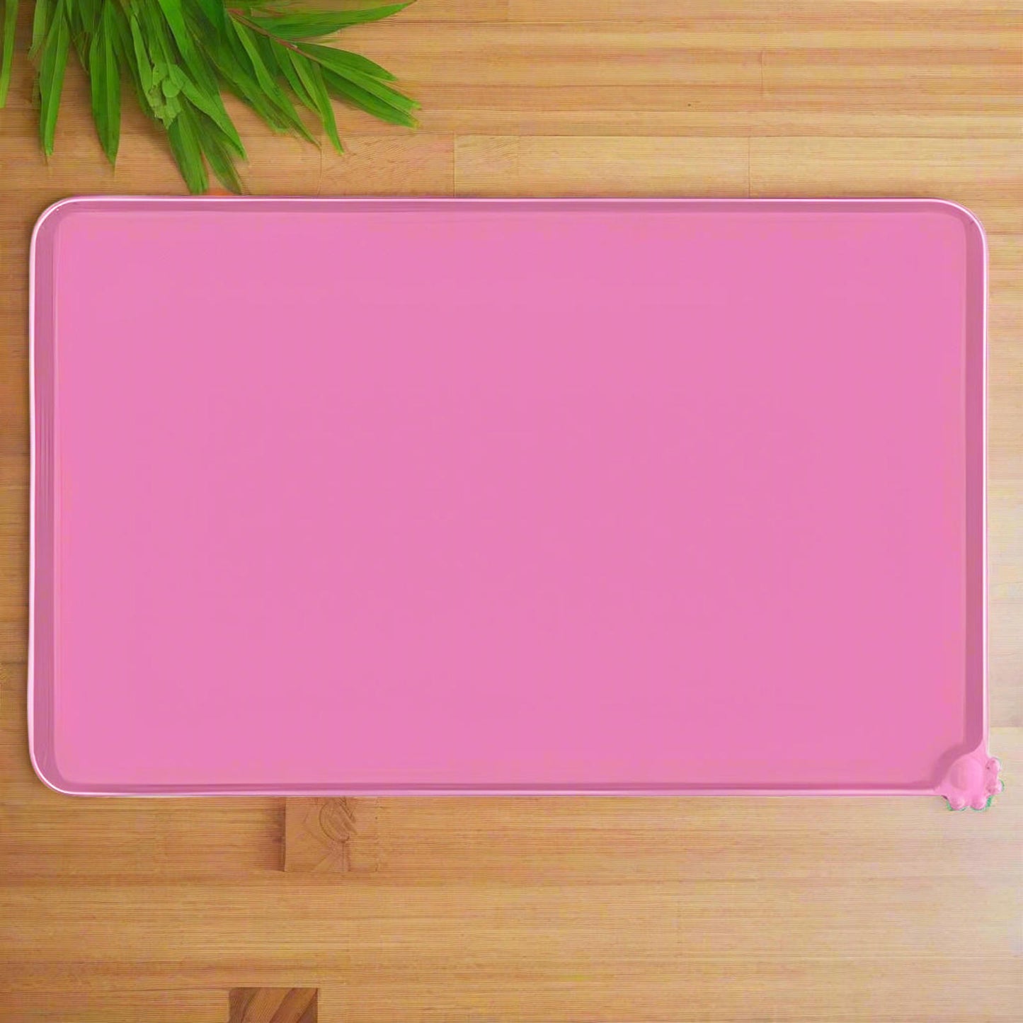 Anti-Slip Soft Silicone DishwasherFood Water Bowl Mat Cat Dog Pet Eco Friendly