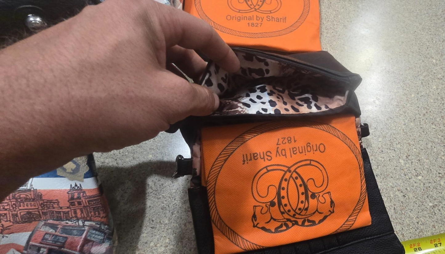 3x London Themed Matching Luxury New Sharif Tote, Soulder, and Hand Bag