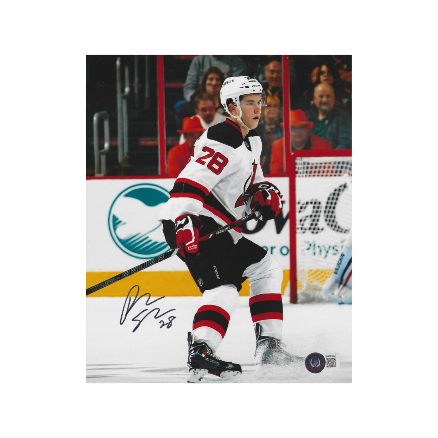 Damon Severson New Jersey Devils Autographed 8x10 Photo Hologram