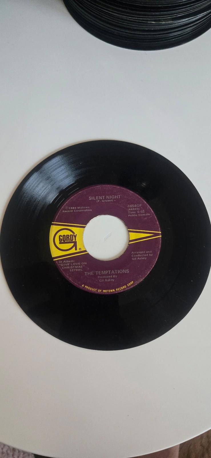 7-inch 45 RPM Vinyl "Everything for Christmas""Silent Night" The Temptations