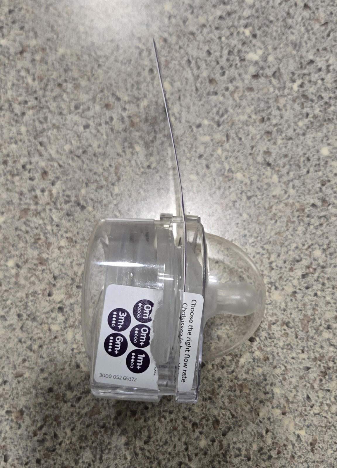 Philips Avent Natural Baby Bottle Nipple Slow Flow Nipple 1M+ BPA Free 2pk