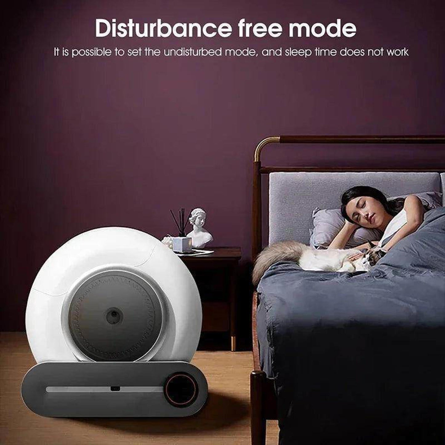 Auto Health Monitoring Ionic Smart Cat Litter Box Multi Lingual Self Cleaning