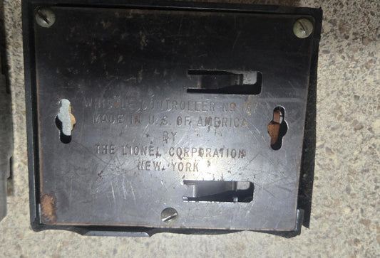 Vintage Lionel Trains O Scale #167 Whistle Controller Made In Usa With Box Black O Guage