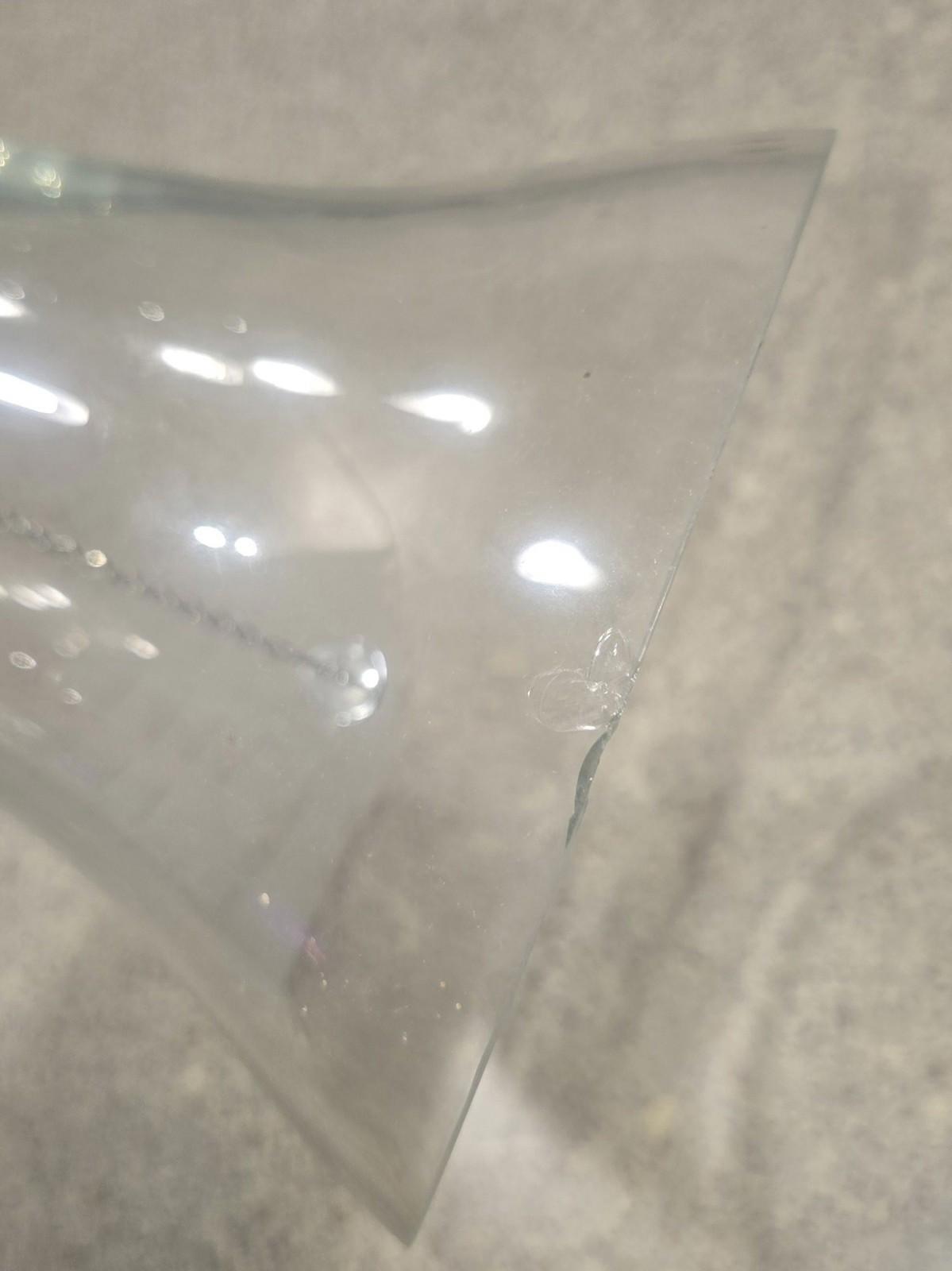 Large Maybe Crystal Bell Pirate Ship Etched Bell