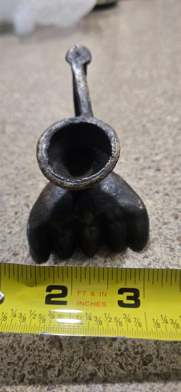 Antique Bronze Oil Lamp Holder for Oil Lamp No Burn Home Decor