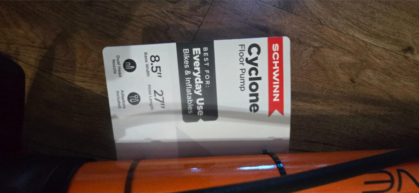Schwinn! Best Pro High Pressure Cyclone Floor Pump