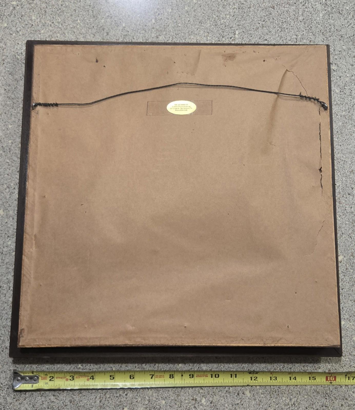 Antique Framed Set Of 4 Wooden Fishing Lure Spinno Minno Chub Darter Gudebrod.