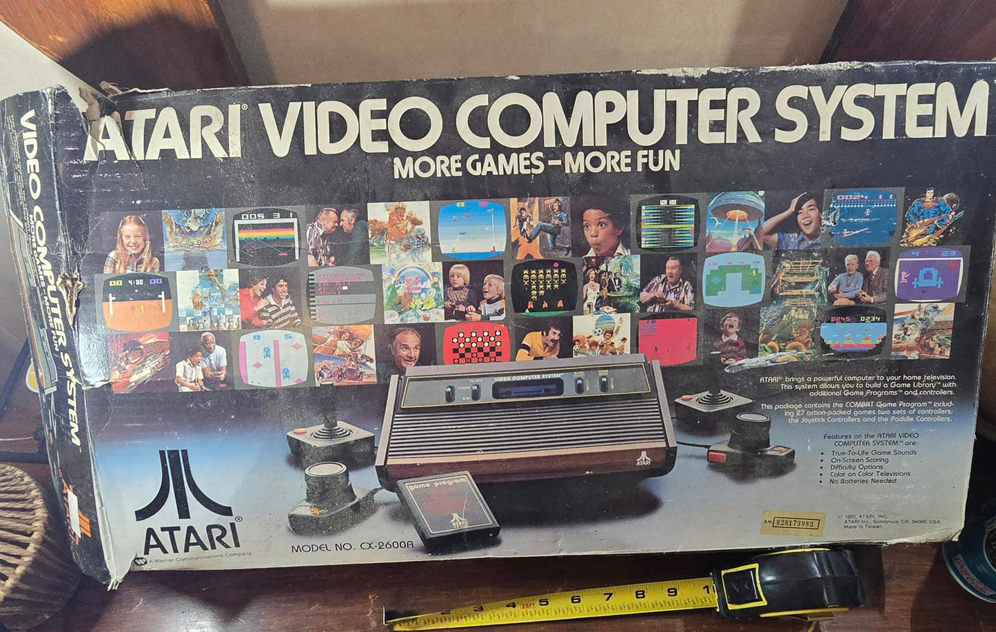 Atari Video Computer System CX-2600 Model 2 Joysticks 4 Paddle Controller