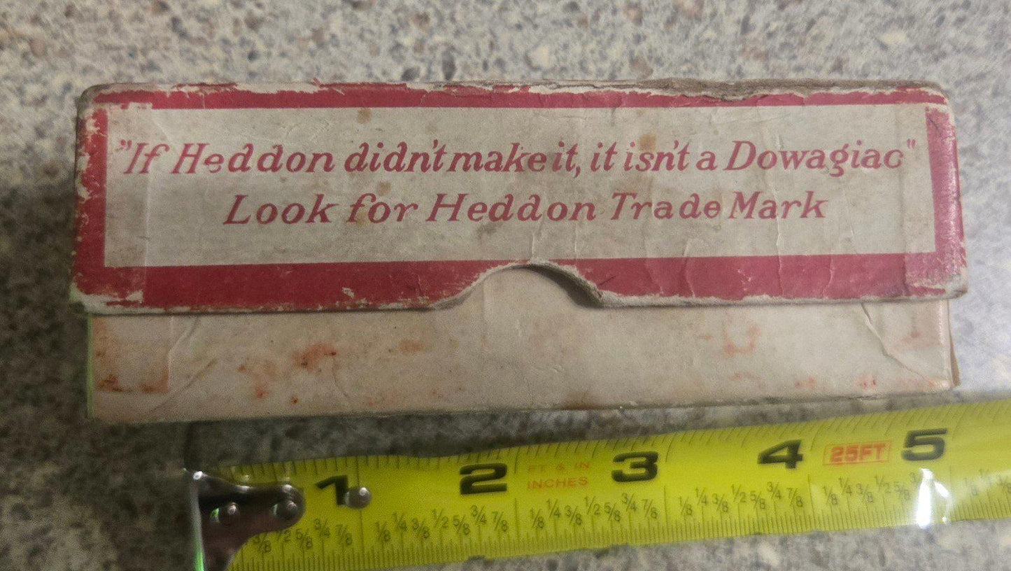 VTG #210 Surface Frog Fishing Lure Genuine Heddon Dowagiac Minnow  Box & Insert