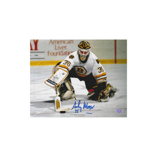 Andy Moog Boston Bruins Autographed 8x10 Photo With COA