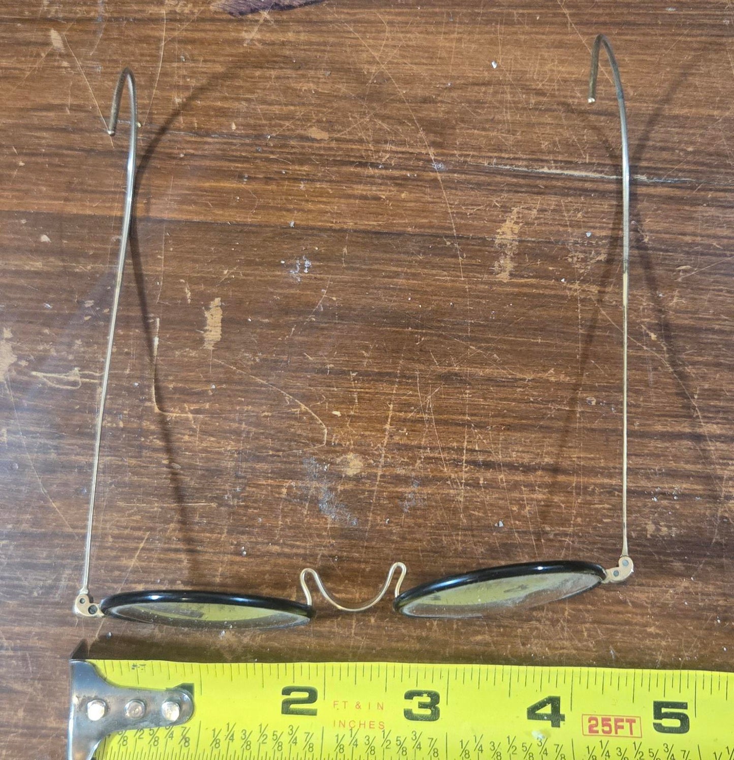 Antique 1920's Bausch & Lomb "Artshel" Aristocrat spectacles Gold Filled w/ Case