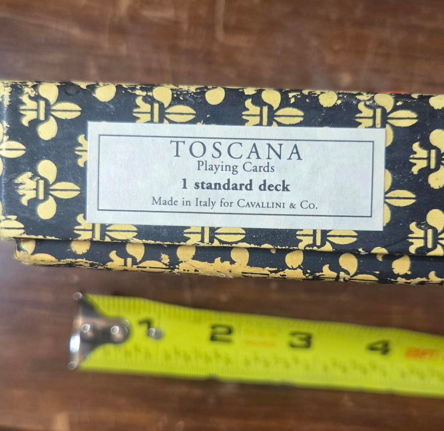 Made in Toscana Italy Limited Edition Illustrated Playing Cards