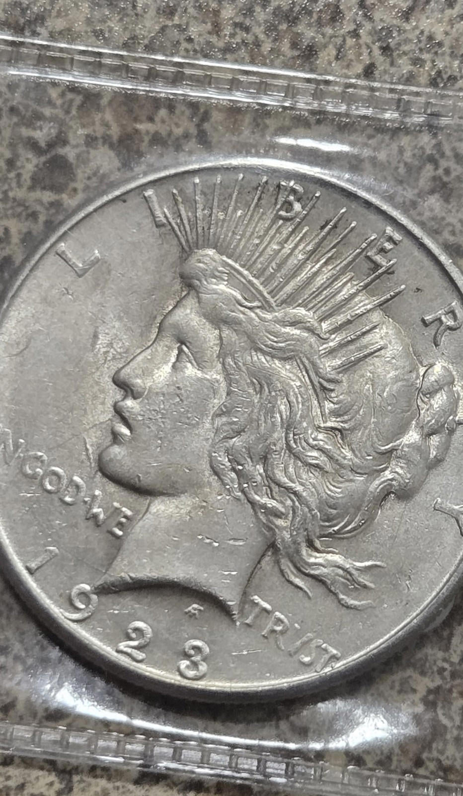x2 1923-S Silver Peace Dollar 1 Currency Coin Antique Collector Bullion US Mint