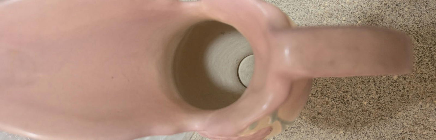 Hull Pottery 401-8" Iris Handmade Ewer Vase VTG