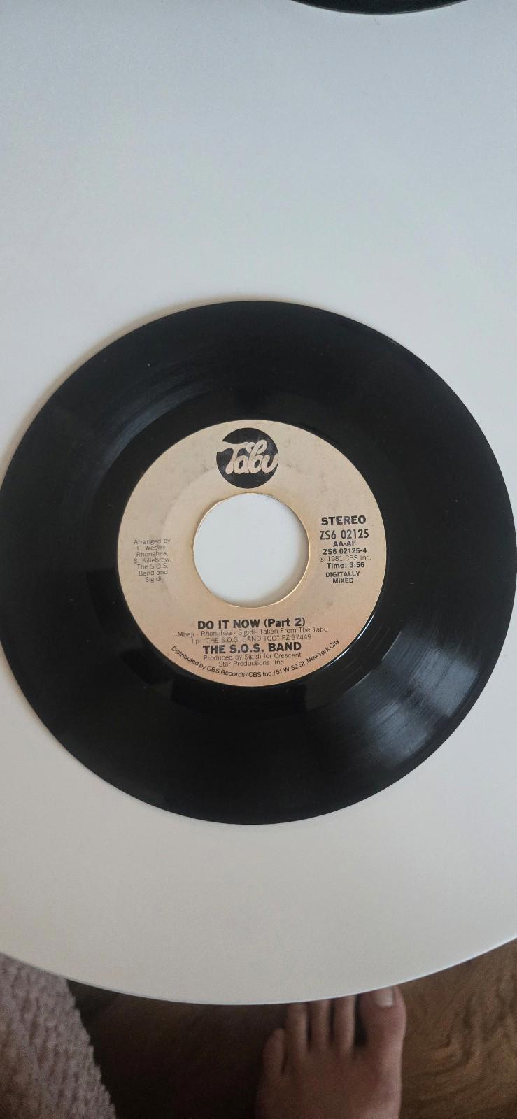 7-inch 45 RPM Vinyl Record"Do It Now (Part 1 & 2)" by The S.O.S.
