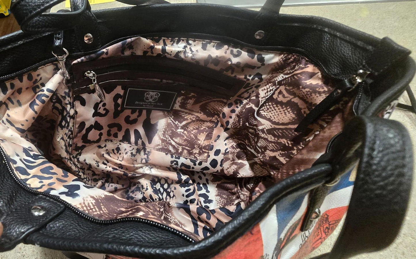 3x London Themed Matching Luxury New Sharif Tote, Soulder, and Hand Bag