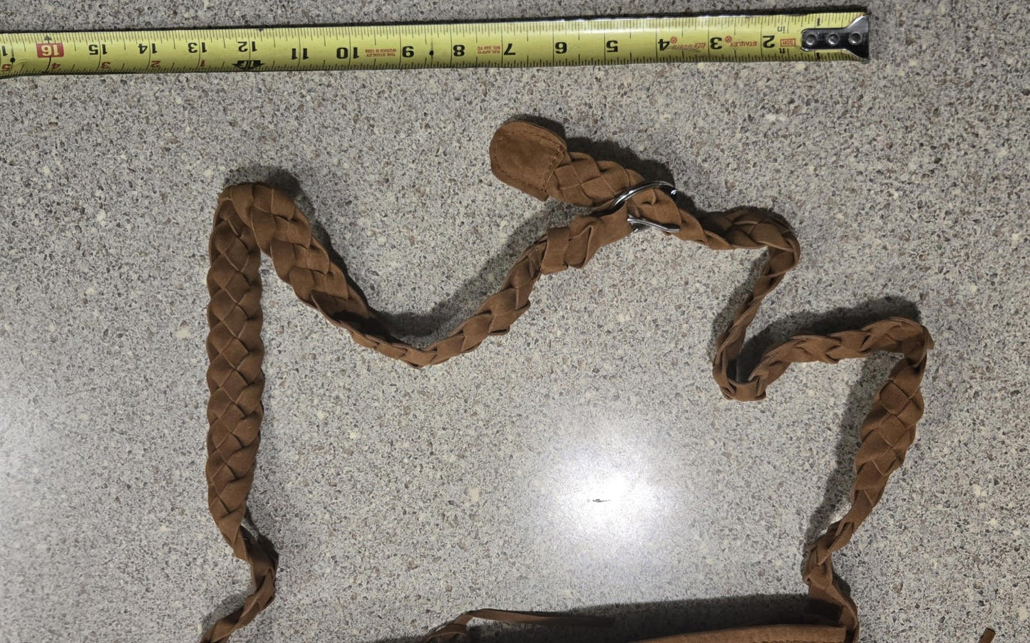 Faux Leather Woman Purse Country Western With Tassel And Adjustable Buckle Strap