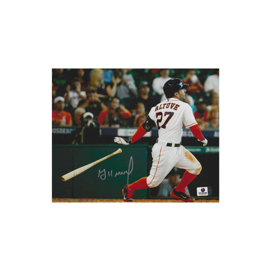 Autographed Jose Altuve Houston Astros 8x10 Photo coa