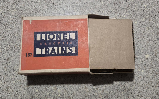 Vintage Lionel Trains O Scale #167 Whistle Controller Made In Usa With Box Black O Guage