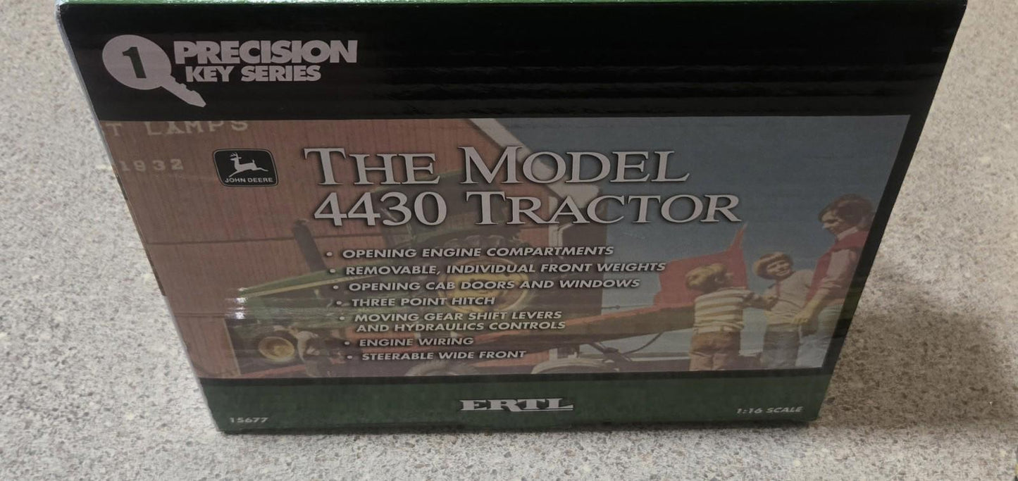 John Deere ERTL Model 4430 Diesel Farm Tractor 60th  1 Edition Precision Key