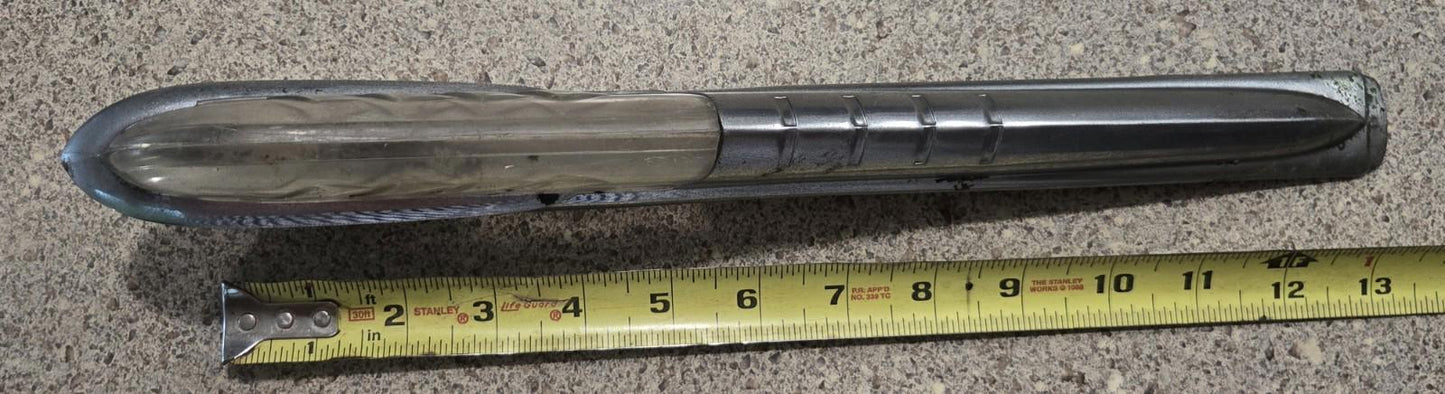 VTG Late 40's Chrome And Lucite Illuminated Plymouth Mayflower Hood Ornament