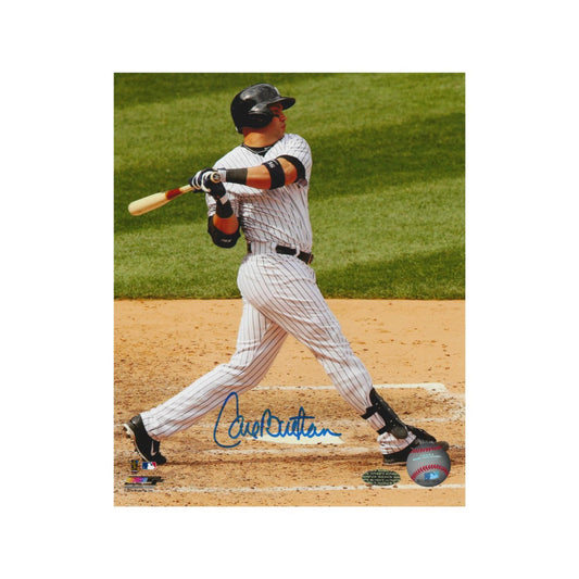CARLOS BELTRAN AUTOGRAPHED 8X10 PHOTO NEW YORK YANKEES WITH COA