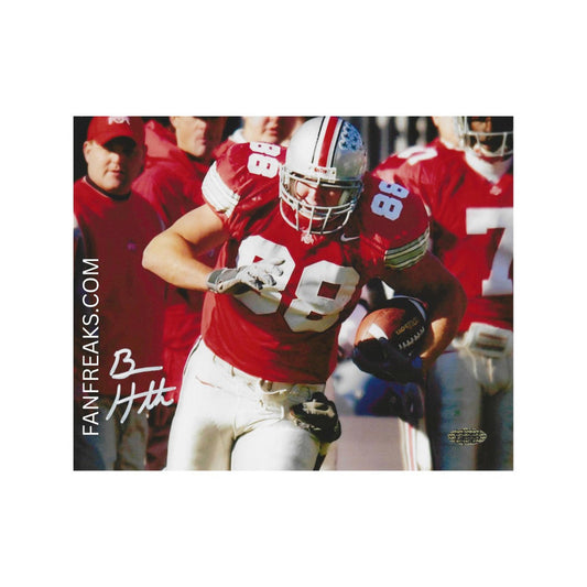 AUTOGRAPHED BEN HARTSOCK 8X10 PHOTO OHIO STATE REPRINT