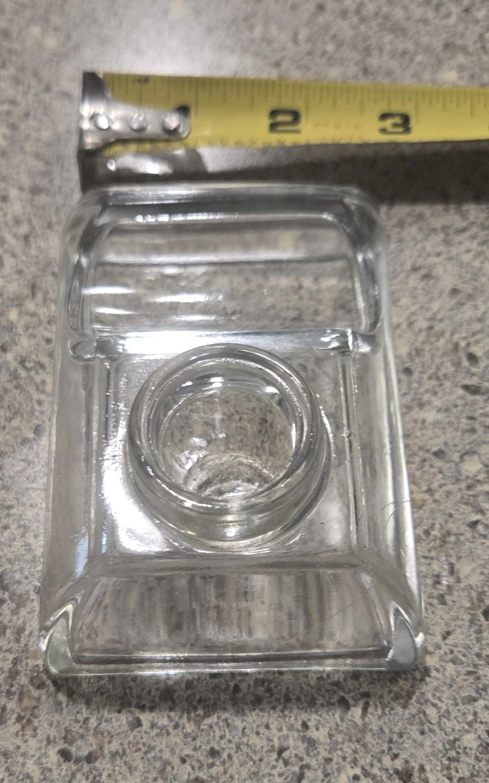 2 Exquisite Cut Glass Ink Wells