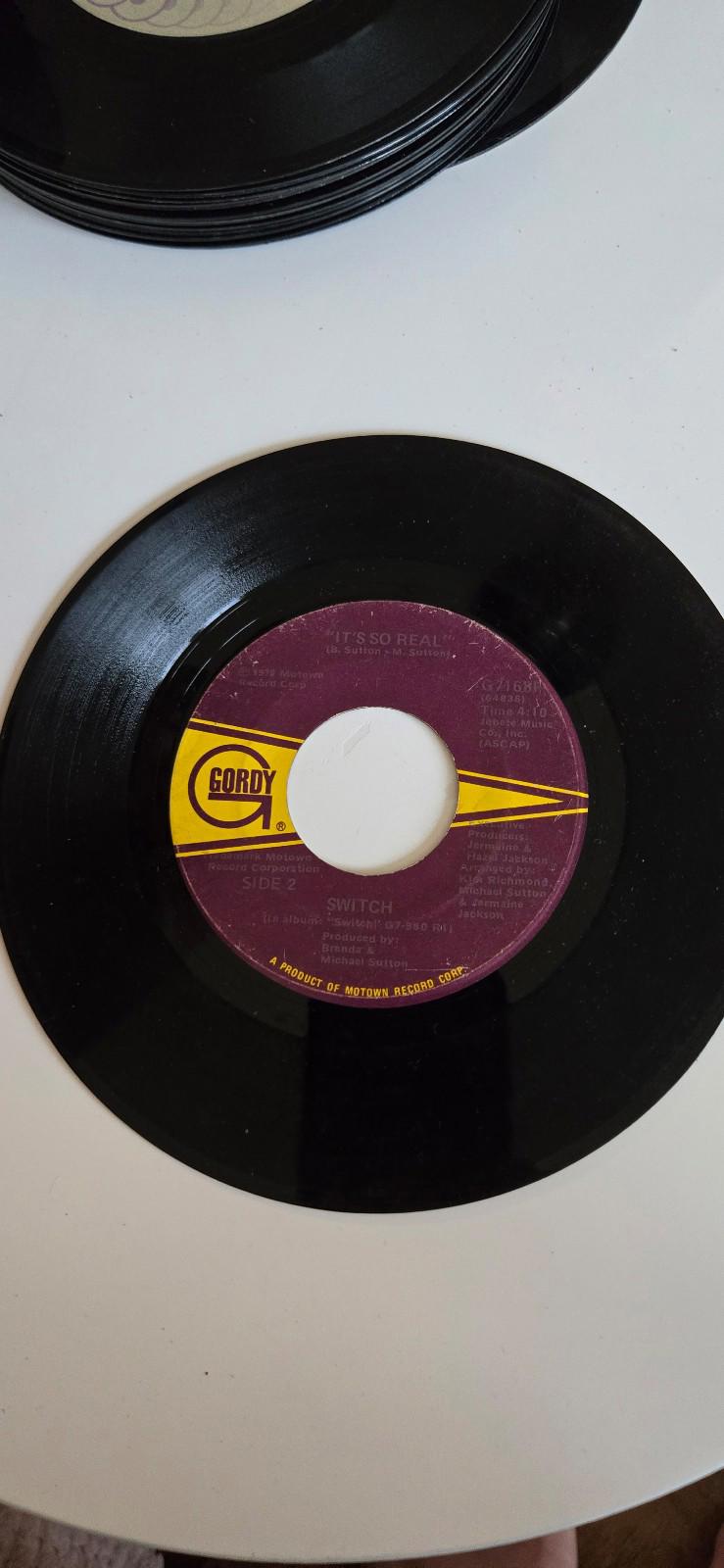 7-inch 45 RPM Vinyl Record "It's So Real" "Switch" #G7168 by Switch Debarge