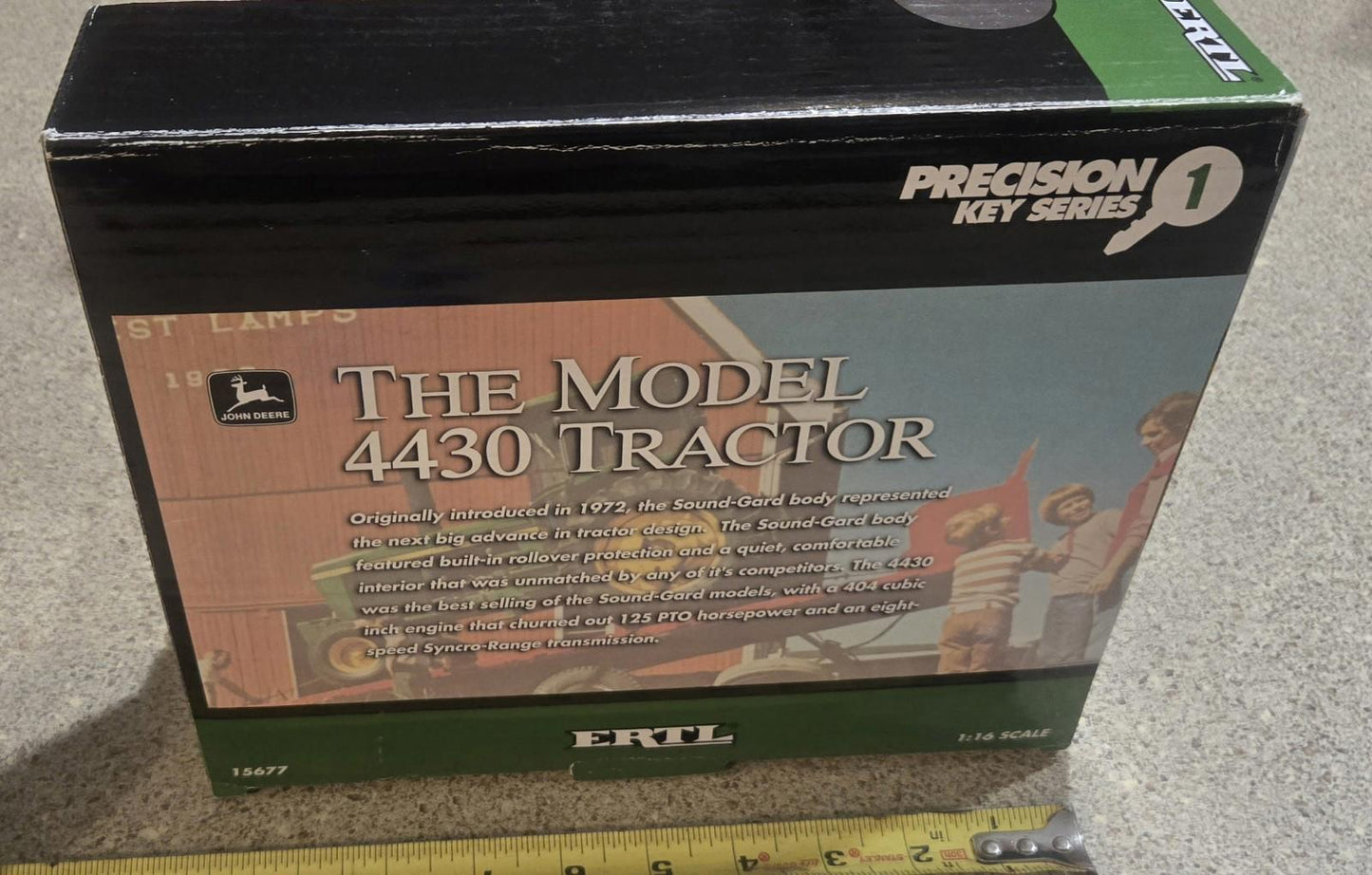 John Deere ERTL Model 4430 Diesel Farm Tractor 60th  1 Edition Precision Key