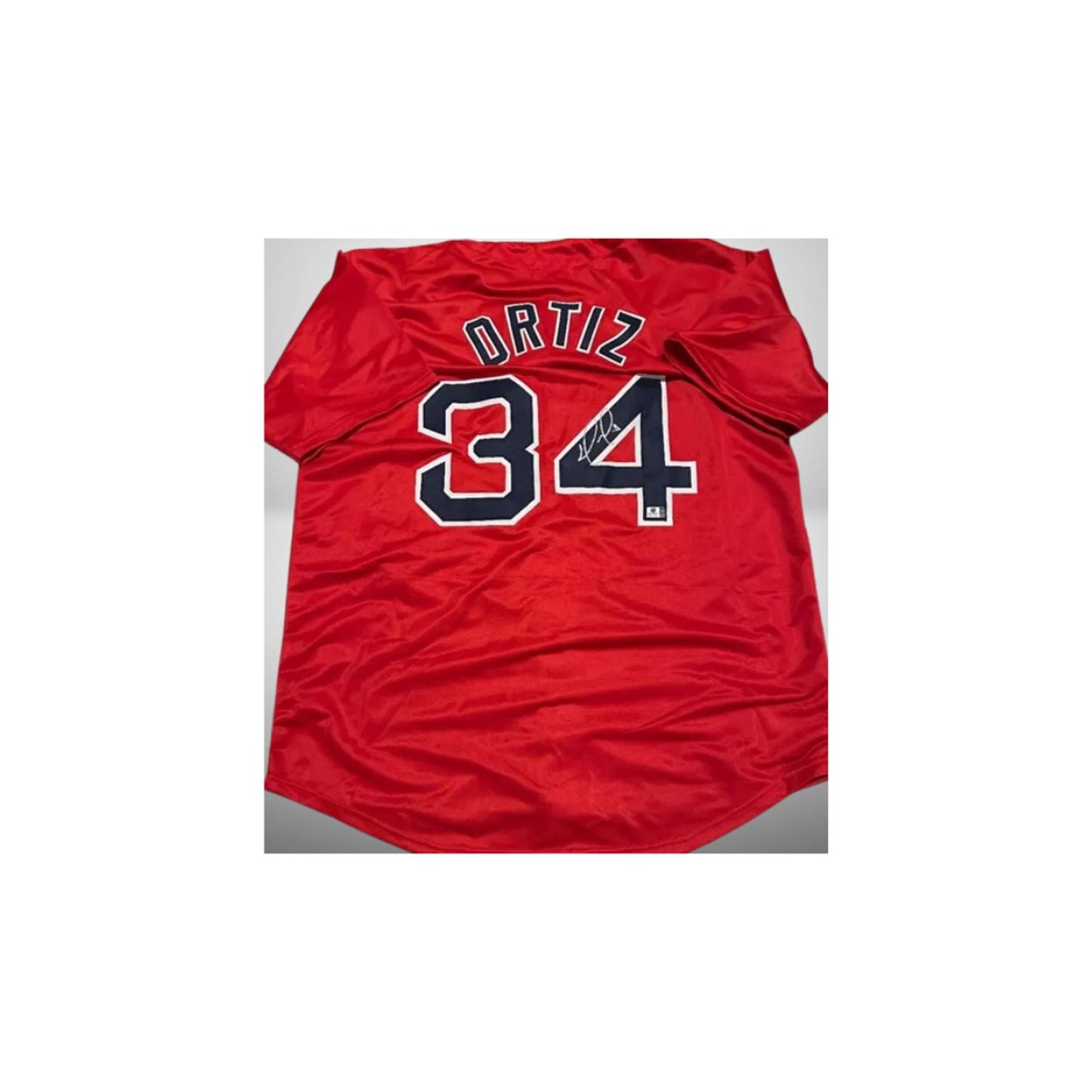 David Ortiz Boston Red Sox Autographed Custom Baseball Jersey With COA