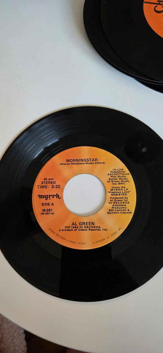 7-inch 45 RPM Vinyl Record "Morningstar" "Precious Lord" By Al Green