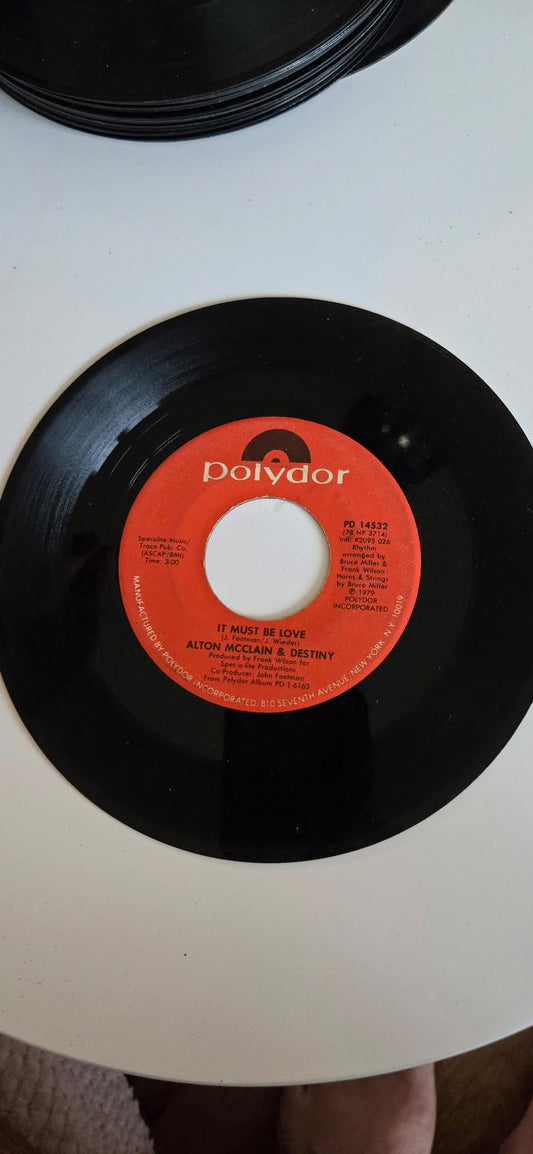 7-inch 45 RPM Vinyl Record "Taking My Love For Granted" "It Must Be Love"