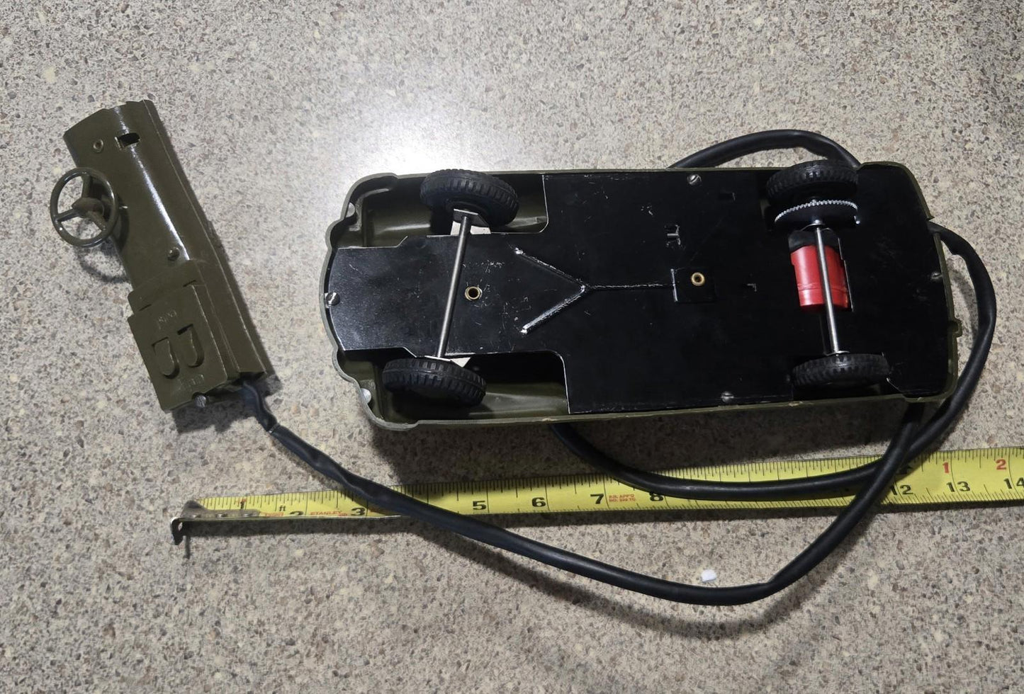 Motor Powered steering Army Staff Car Andy Gard Remote Control Car