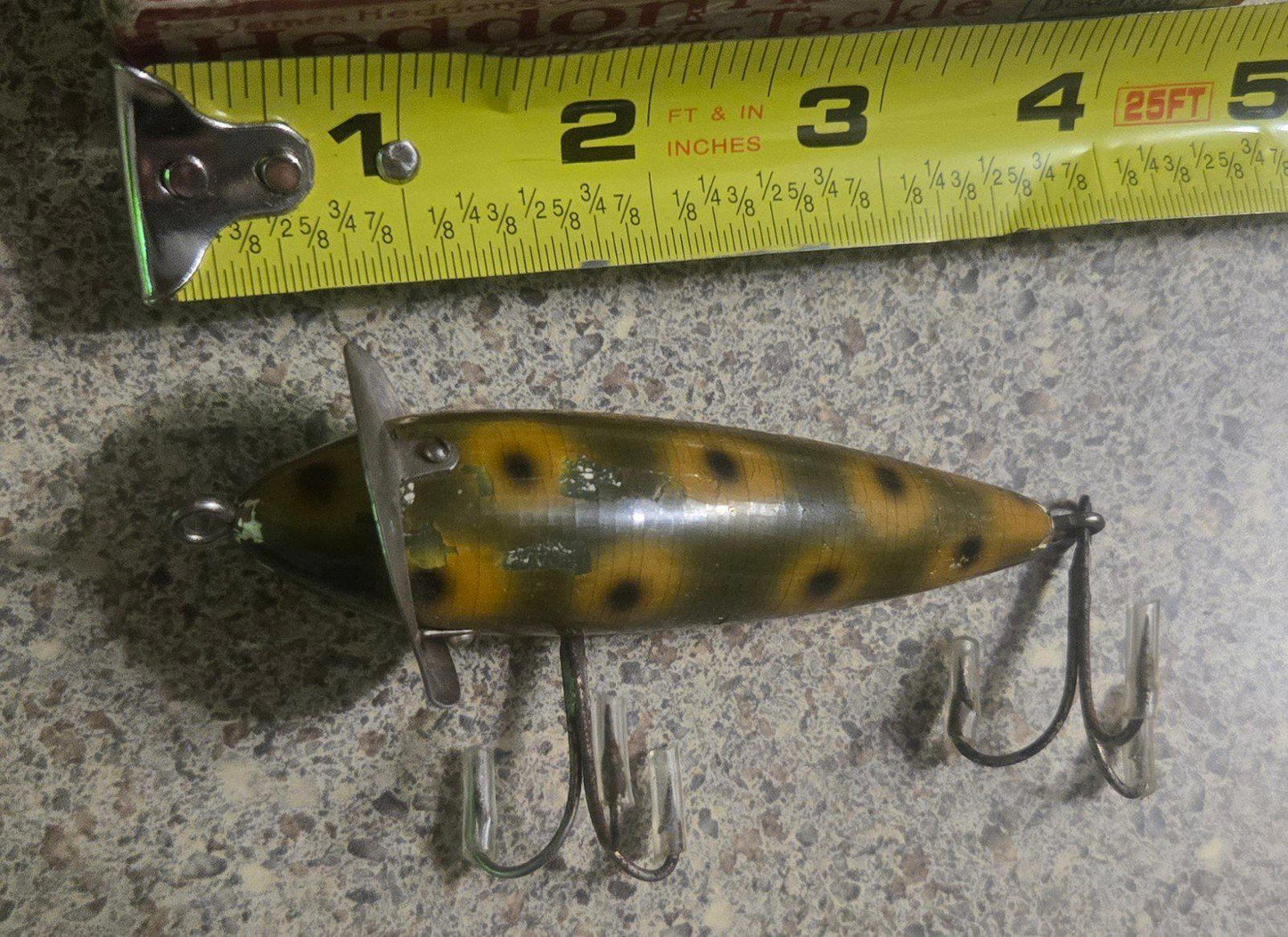 VTG #210 Surface Frog Fishing Lure Genuine Heddon Dowagiac Minnow  Box & Insert