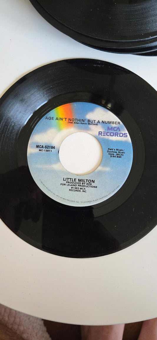 7-inch 45 RPM Vinyl RecordAge Ain't Nothin' But A NumberInstrumental versionLitt