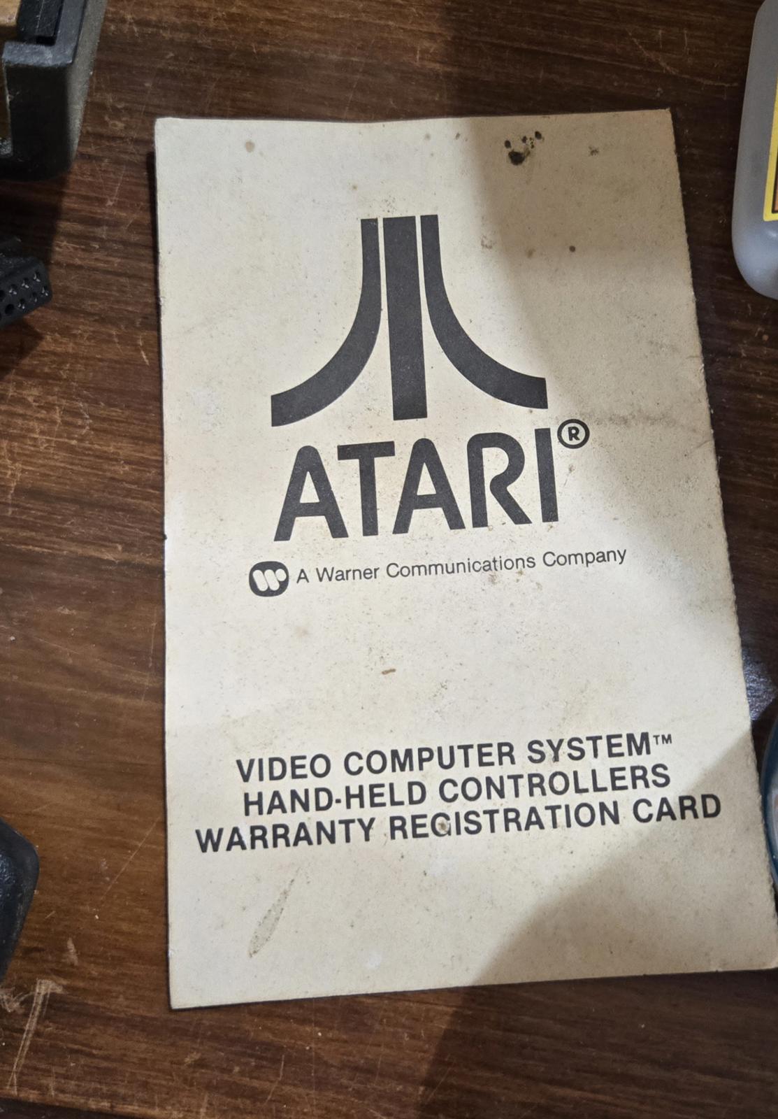 Atari Video Computer System CX-2600 Model 2 Joysticks 4 Paddle Controller