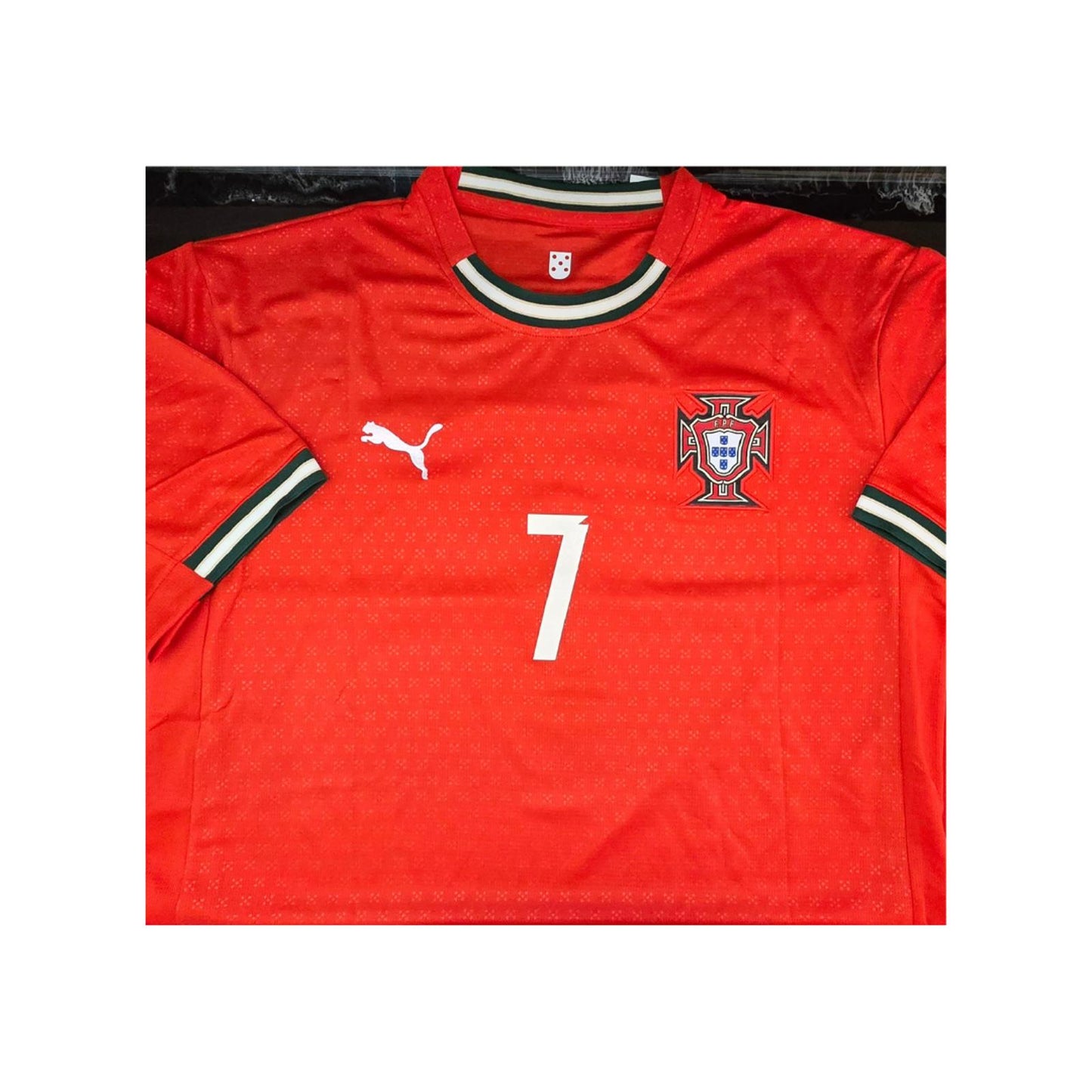 Cristiano Ronaldo Portugal Autographed 2025 Puma Home Soccer Jersey coa