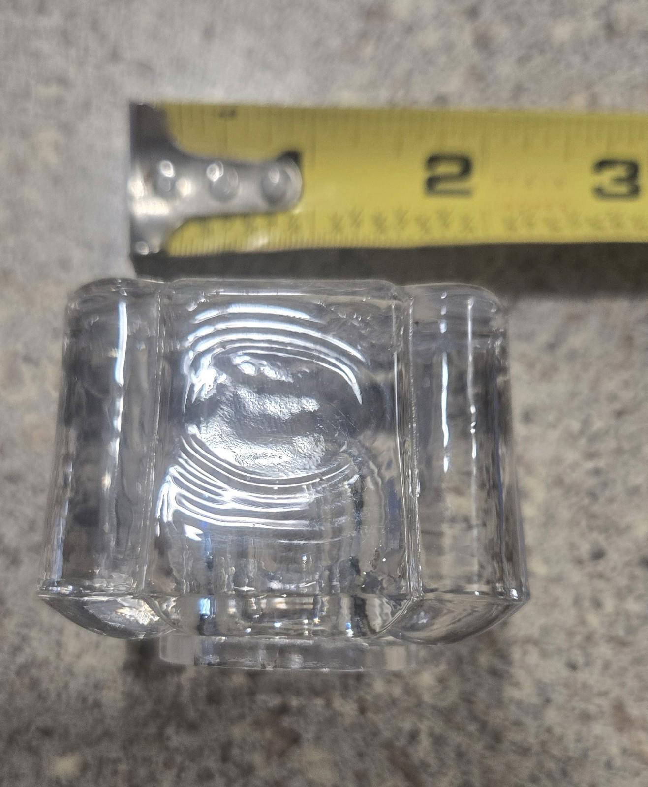 2 Exquisite Cut Glass Ink Wells