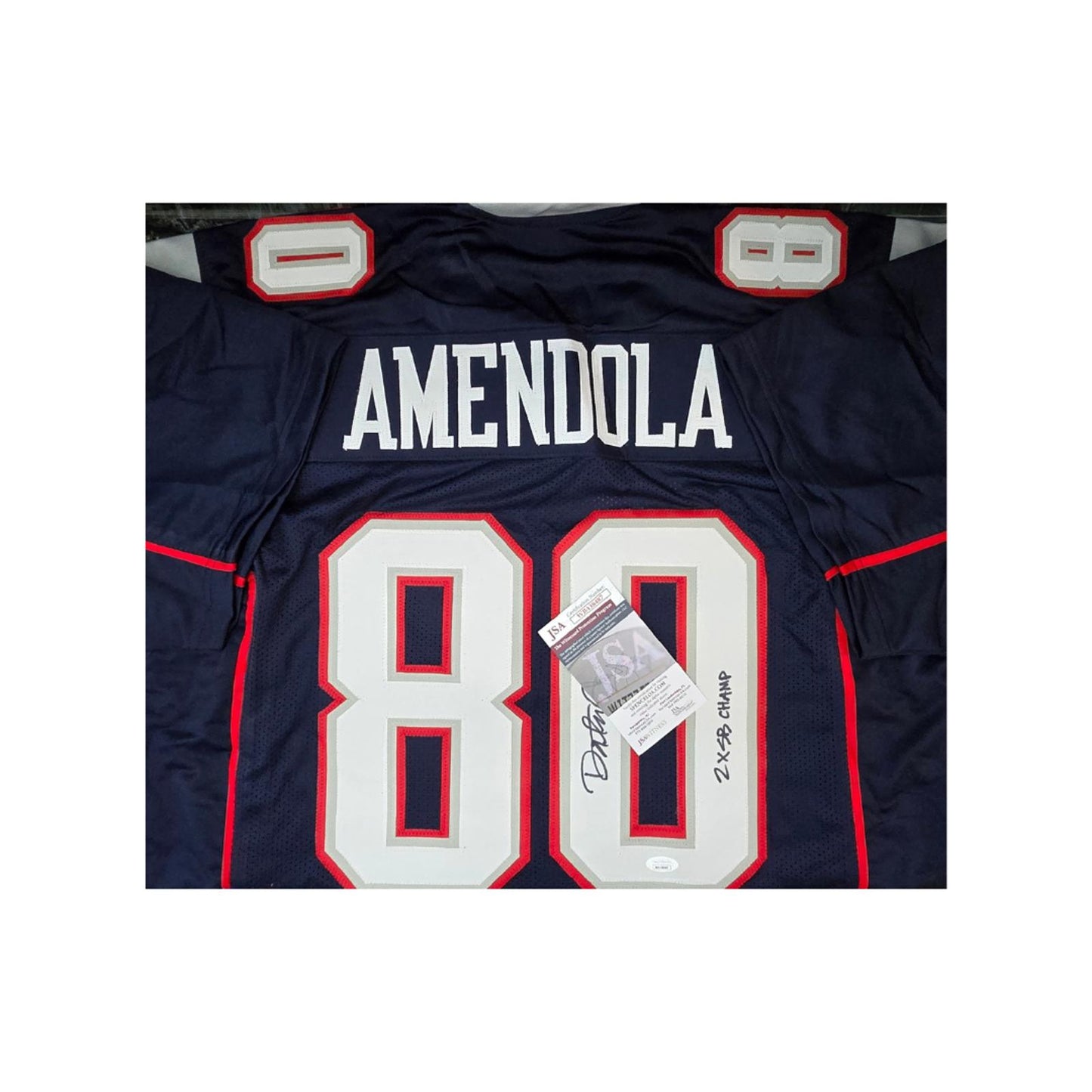 Danny Amendola New England Patriots Autographed Football Jersey With COA