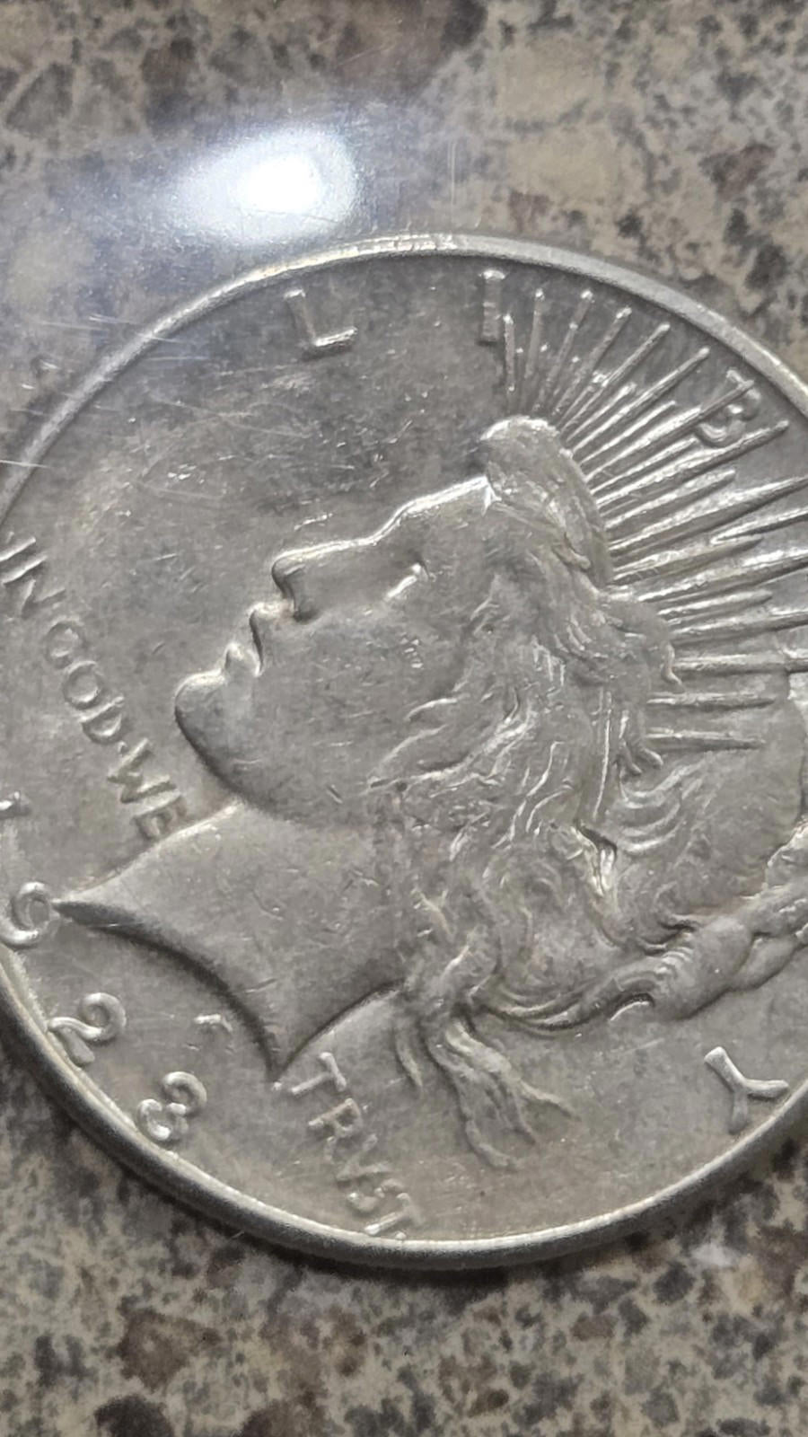 x2 1923-S Silver Peace Dollar 1 Currency Coin Antique Collector Bullion US Mint