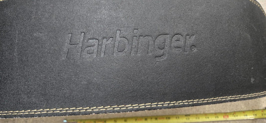 Padded Leather Baringer 6" Lifting Weight Double Latch Buckle Belt Black