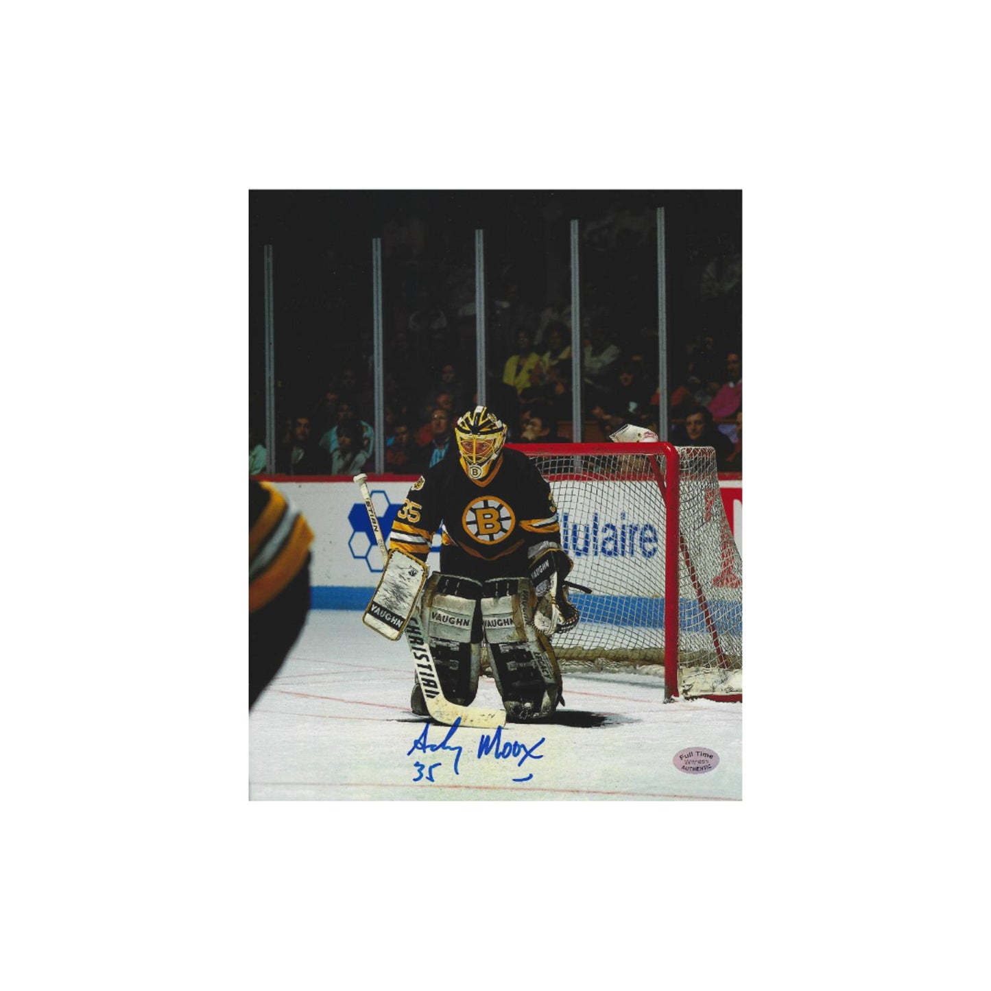 Andy Moog Boston Bruins Autographed 8x10 Photo With COA