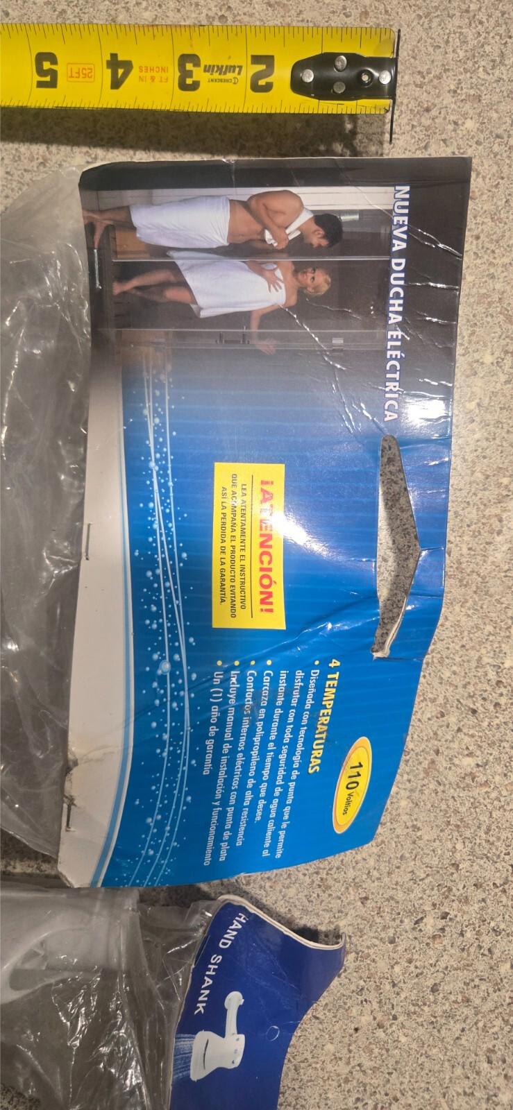 Instant Heat Heated Shower Head and Hand Shank