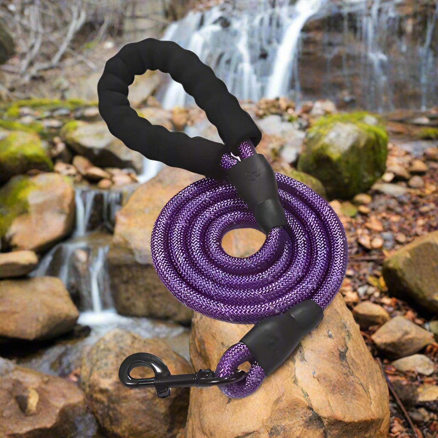 5' Braided Nylon Leash: Durable & Reflective for Dogs Goat Horse Cat Duck Clip