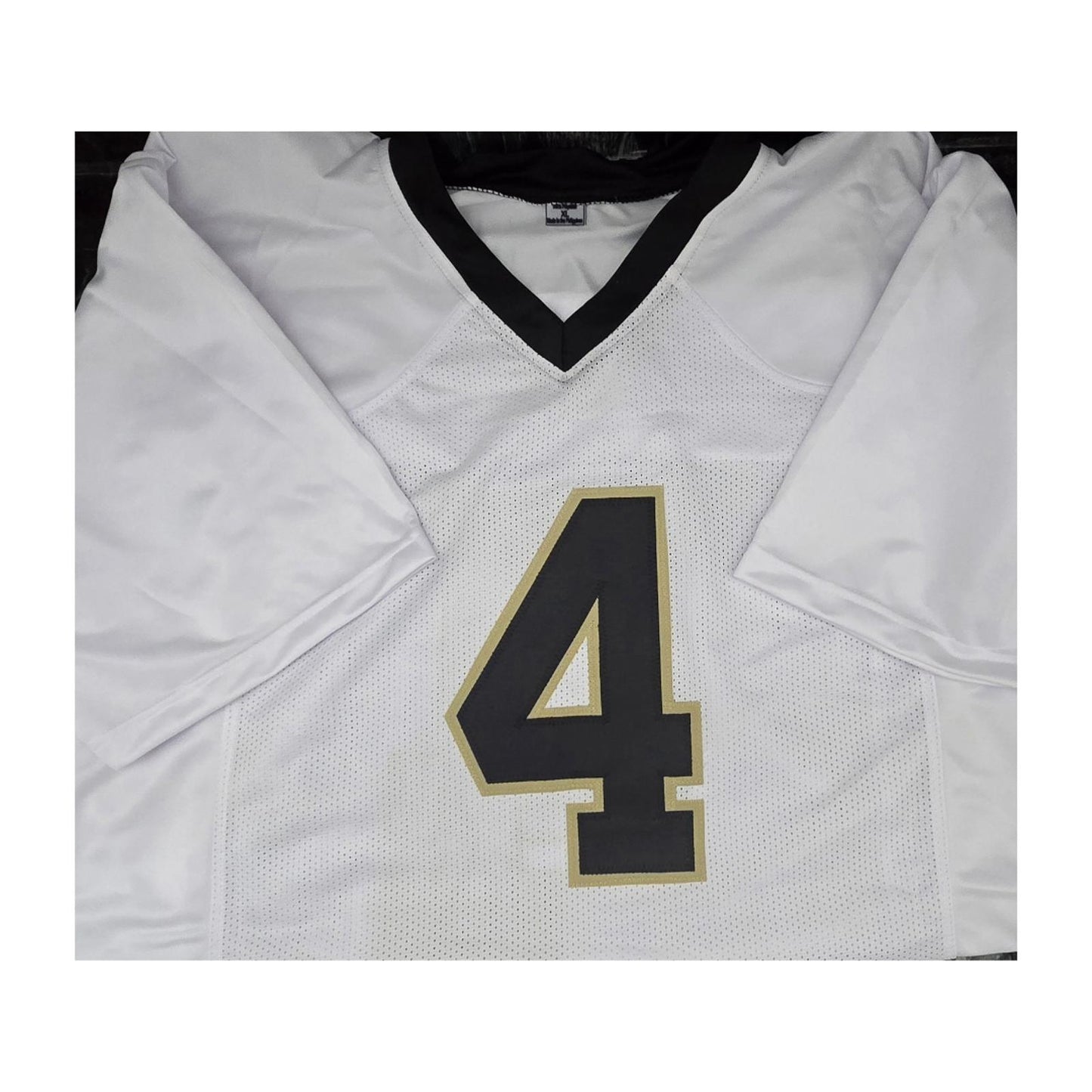 Derek Carr New Orleans Saints Autographed Custom Football Jersey coa